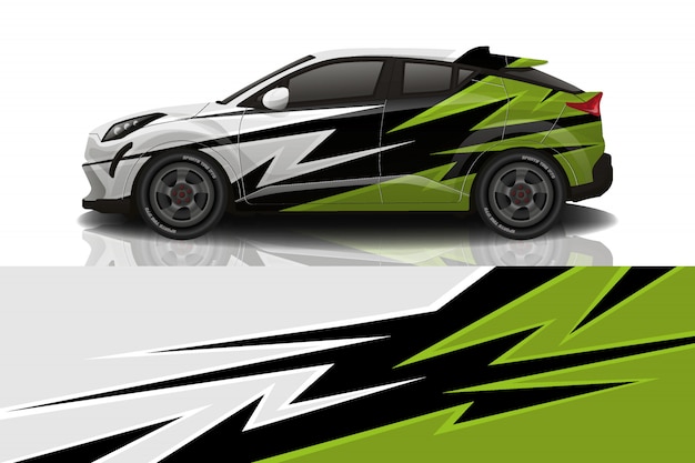 diseño de envoltura de calcomanías para automóviles