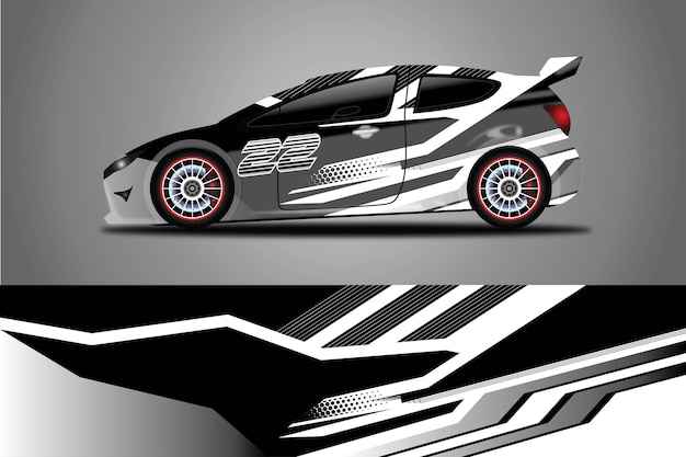 Diseño de envoltura de calcomanías para automóviles