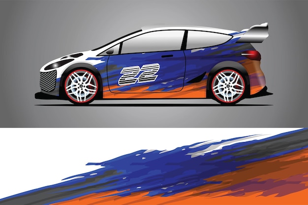 Diseño de envoltura de calcomanías para automóviles