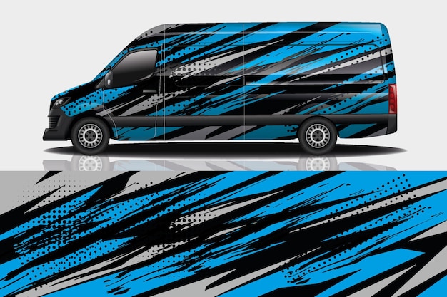 Diseño de envoltura de calcomanías para autos