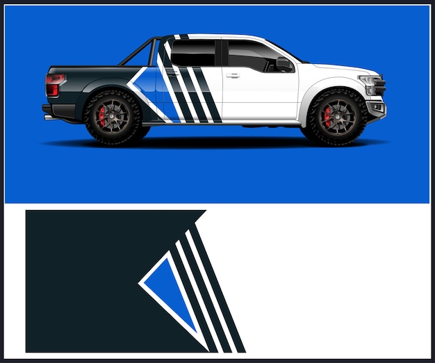 Diseño de envoltura para camiones Imágenes para automóviles estilo grunge