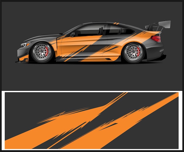 Diseño de envoltura para coches de carreras
