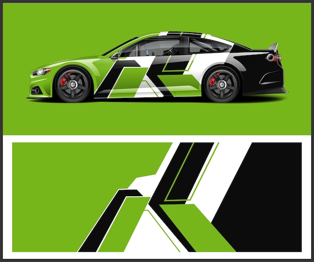 Diseño de envoltura para coches de carreras
