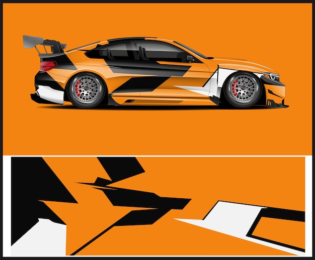 Diseño de envoltura para coches de carreras