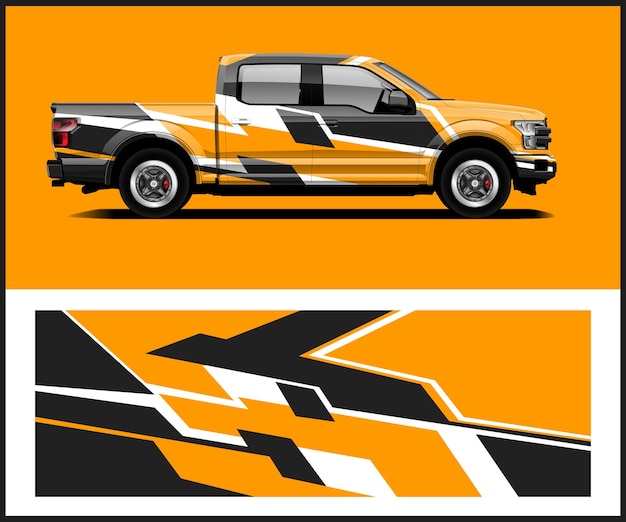 Diseño de envoltura de imanes de coche para sus anuncios comerciales