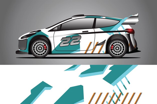 Diseño de envoltura de impresión de coche