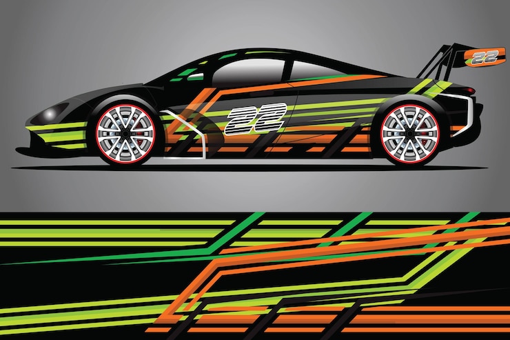 Vector diseño de envoltura de impresión listo para usar