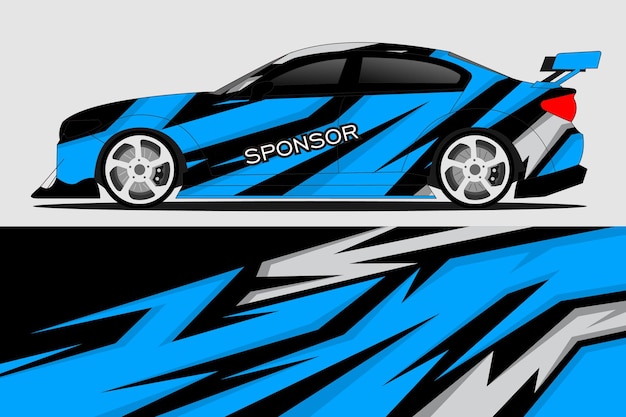 Diseño de envoltura vectorial para automóviles deportivos