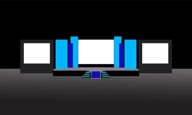 Diseño de escenarios para conferencias empresariales