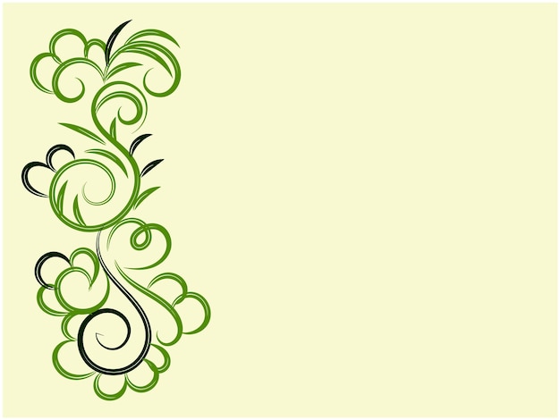 Diseño de escenografía decorativa floral creativa ornamental.