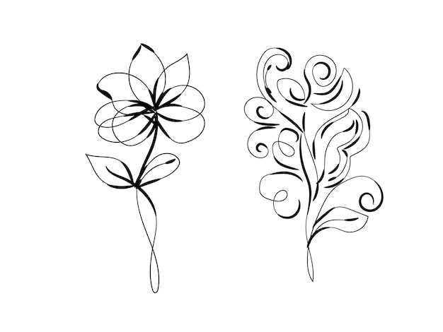 Diseño de escenografía decorativa floral creativa ornamental.