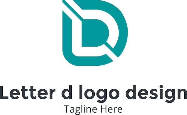 diseño de escritura de la letra d