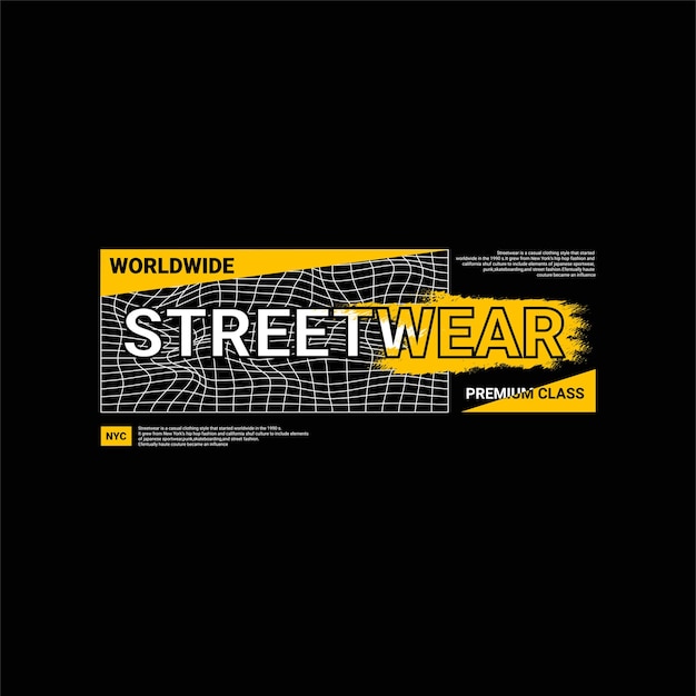 Diseño de escritura de Streetwear, adecuado para serigrafía de camisetas, ropa, prendas de vestir, chaquetas y otros.
