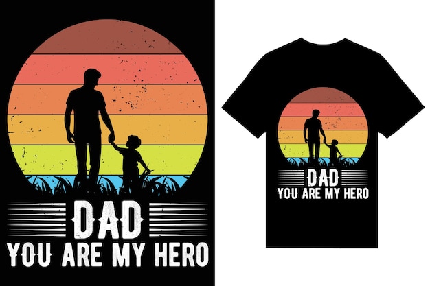 Diseño especial de camiseta para el día del padre