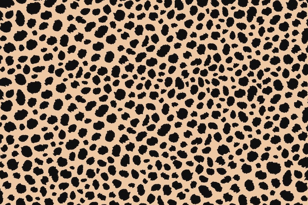 Diseño de estampado animal de puntos abstractos. patrón sin costuras con estampado de leopardo. fondo de piel de guepardo.