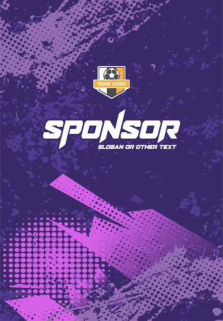 Diseño de estampado deportivo listo para imprimir para sublimación
