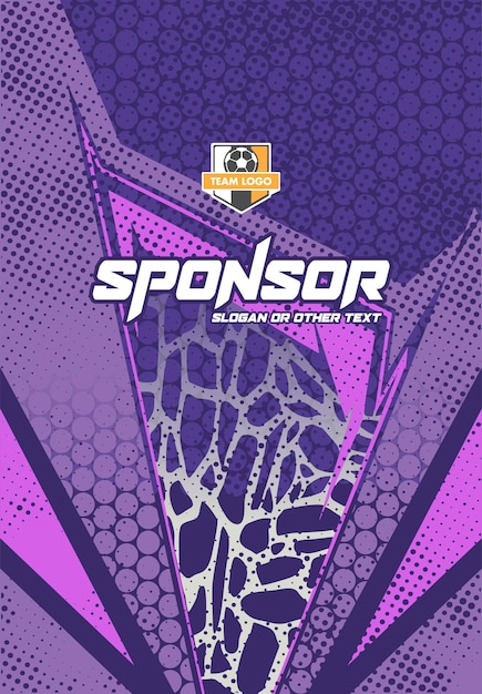 Diseño de estampado deportivo listo para imprimir para sublimación