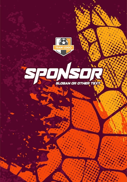 Diseño de estampado deportivo listo para imprimir para sublimación