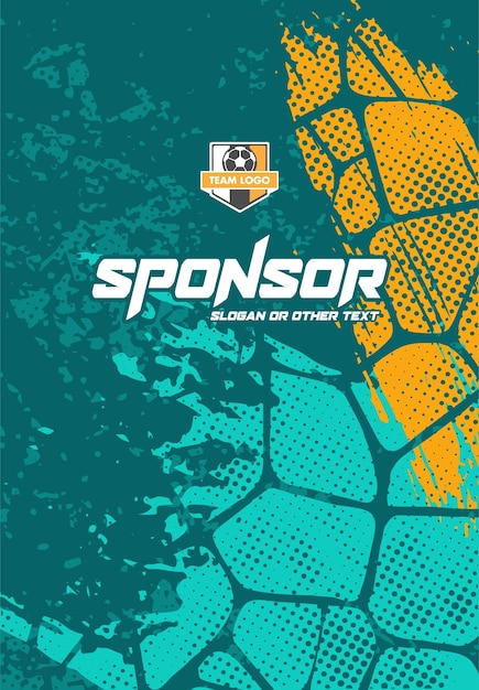 Diseño de estampado deportivo listo para imprimir para sublimación