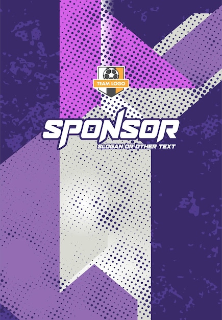 Diseño de estampado deportivo listo para imprimir para sublimación