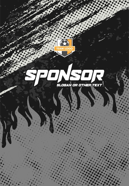 Diseño de estampado deportivo listo para imprimir para sublimación