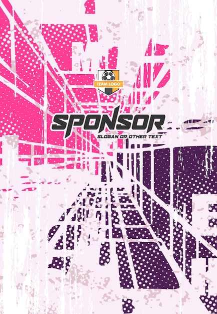 Diseño de estampado deportivo listo para imprimir para sublimación