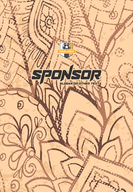 Diseño de estampado deportivo listo para imprimir para sublimación