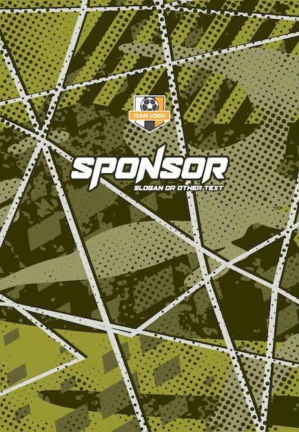 Diseño de estampado deportivo listo para imprimir para sublimación