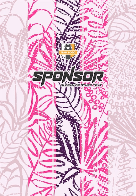 Diseño de estampado deportivo listo para imprimir para sublimación