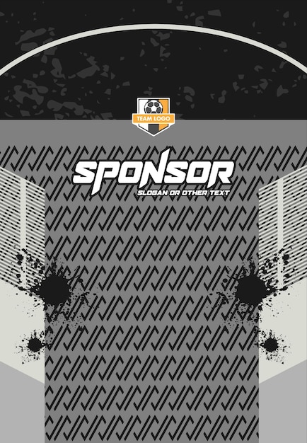 Diseño de estampado deportivo listo para imprimir para sublimación