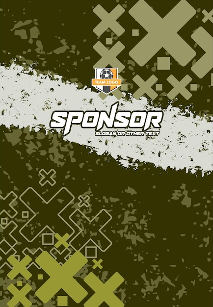 Diseño de estampado deportivo listo para imprimir para sublimación