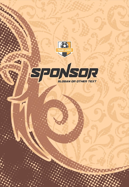 Diseño de estampado deportivo listo para imprimir para sublimación