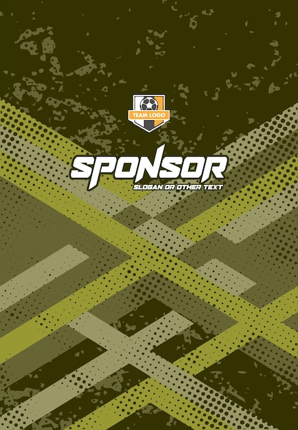 Diseño de estampado deportivo listo para imprimir para sublimación
