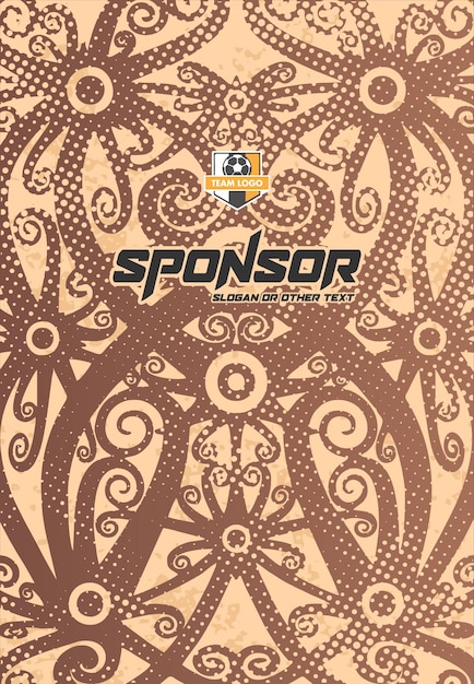 Diseño de estampado deportivo listo para imprimir para sublimación