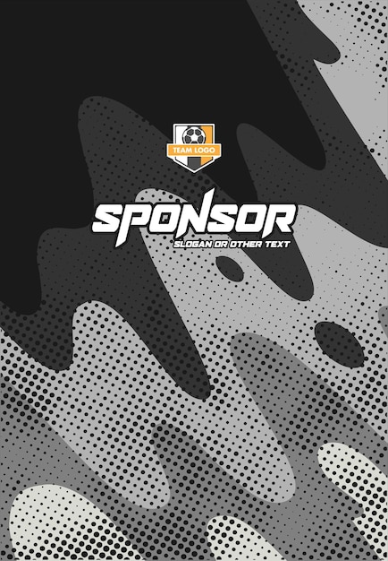 Diseño de estampado deportivo listo para imprimir para sublimación