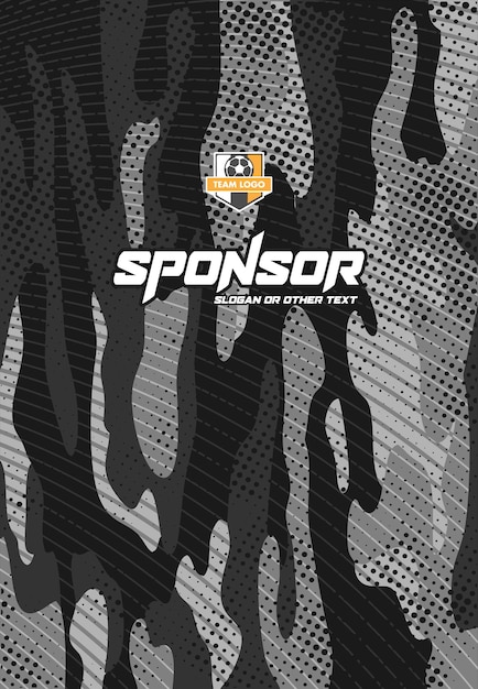 Diseño de estampado deportivo listo para imprimir para sublimación