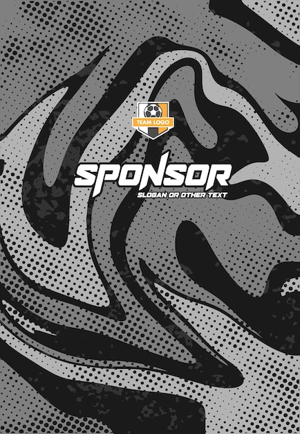 Diseño de estampado deportivo listo para imprimir para sublimación