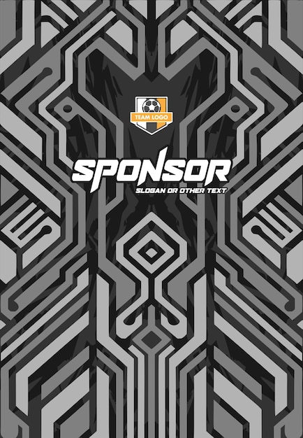 Diseño de estampado deportivo listo para imprimir para sublimación