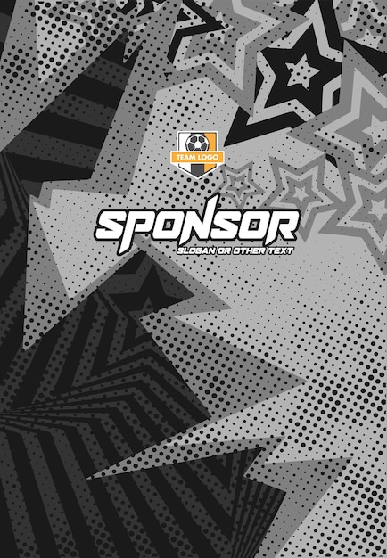 Diseño de estampado deportivo listo para imprimir para sublimación