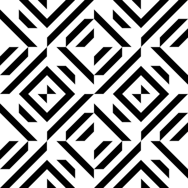 Diseño de estampado de rayas en blanco y negro vector gratuito