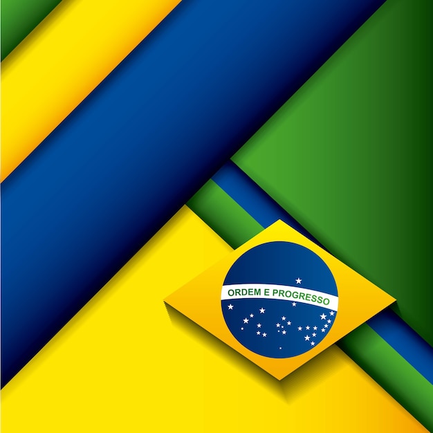 Diseño de estampillas de brasil