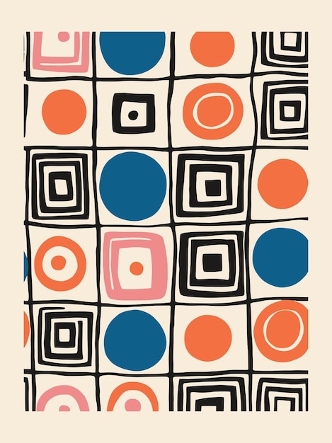 Diseño estético retro moderno
