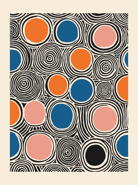 Diseño estético retro moderno