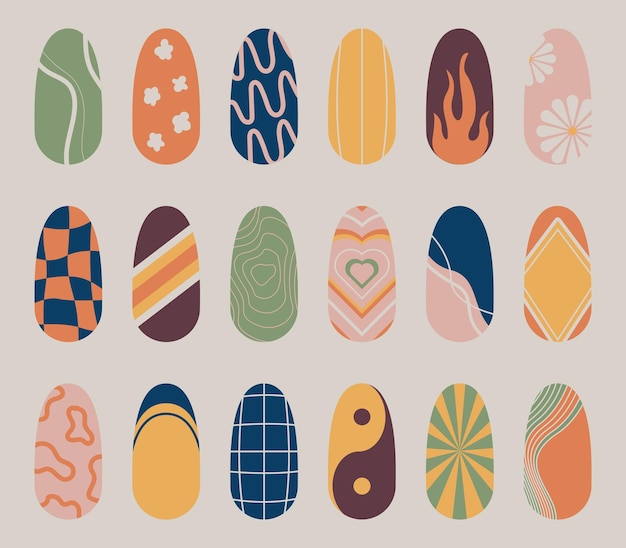 Diseño estético de uñas de acrílico