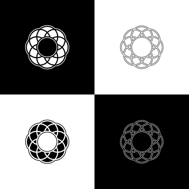 Diseño de estilo de adorno simple