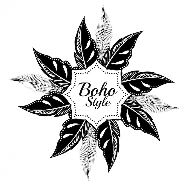 diseño de estilo boho
