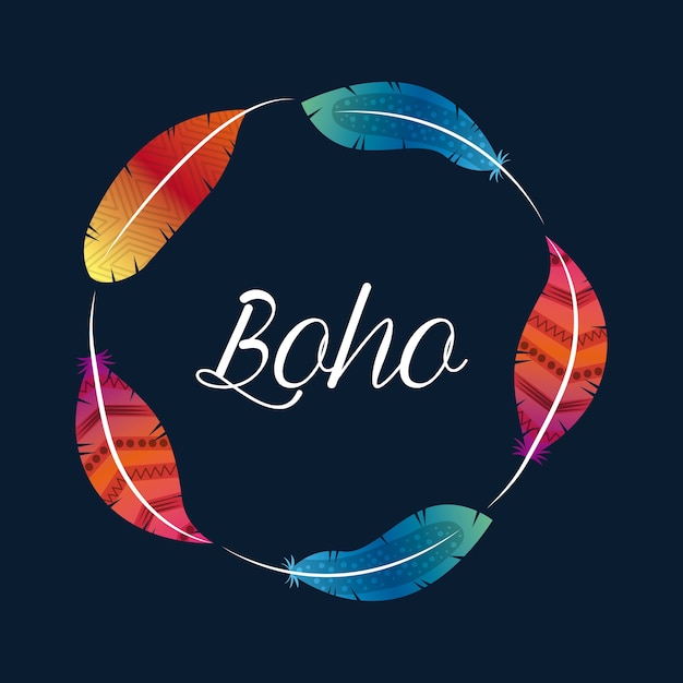 diseño de estilo boho