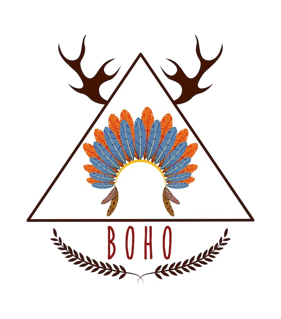 diseño de estilo boho