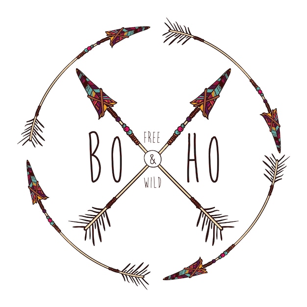 diseño de estilo boho