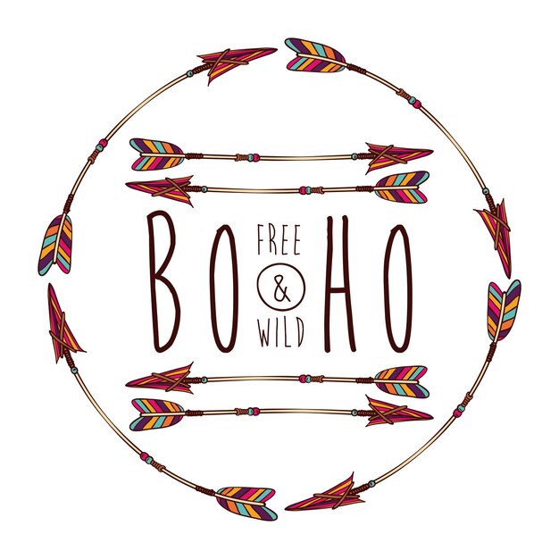 diseño de estilo boho
